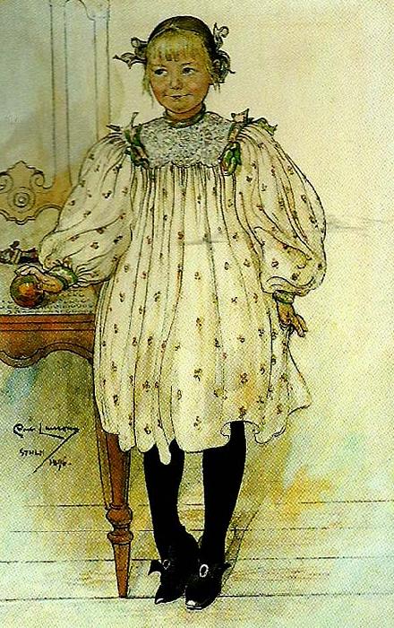 Carl Larsson portratt av martha winslow oil painting image